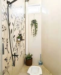 desain kamar mandi kecil WC jongkok