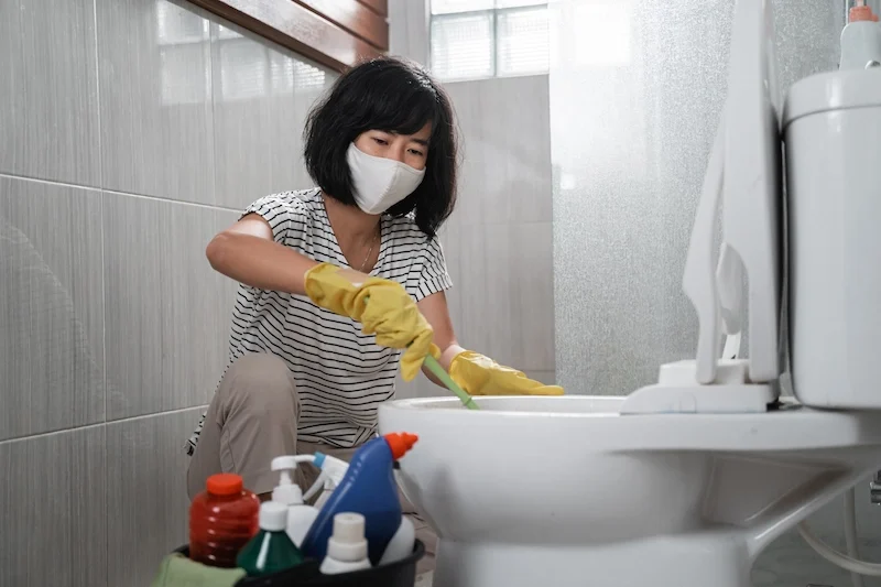 wc bau tapi tidak mampet